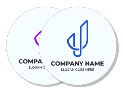 abstract logo design template company name slogan placeholder