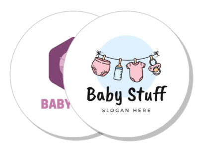 baby products logo design clothing accessories illustration template