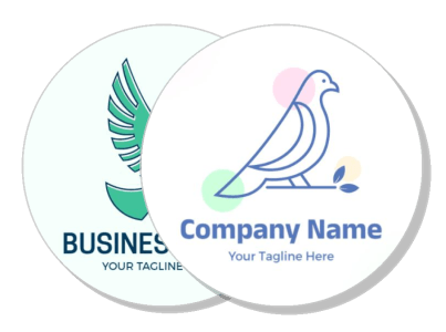bird themed company logo designs with space for custom taglines template