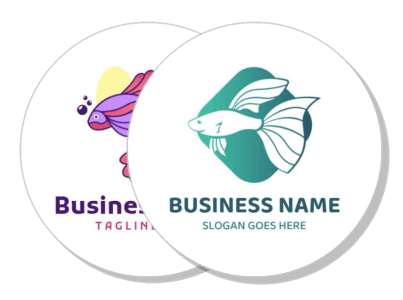 business logo designs with fish graphics and customizable text template