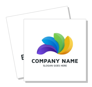 colorful abstract business logo design template