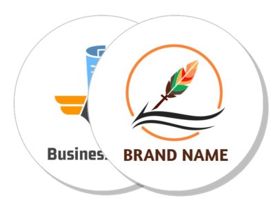 creative business logo designs with custom brand name template
