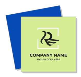 creative company logo design template with slogan placeholder