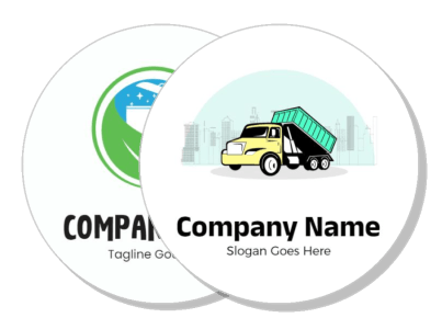 customizable company logos dump truck designs template