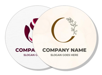 elegant logo design with modern company name and slogan template