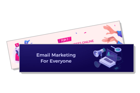 email marketing promotion banner digital advertising concept template
