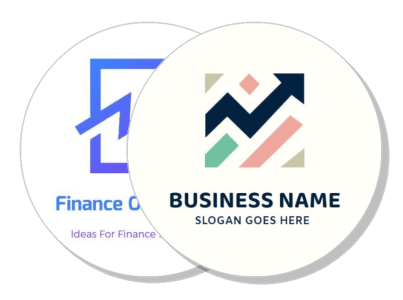 finance business logo designs modern vector graphics template