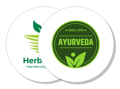 herbal ayurveda logo designs natural health products template