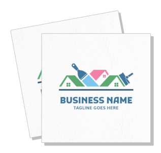 home painting service logo template design