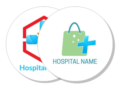 hospital logo design medical healthcare brand icons template