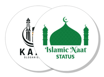 islamic naat status kaba logo overlay template