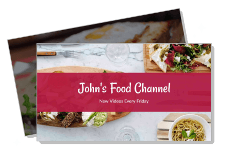 johns food channel video thumbnail template