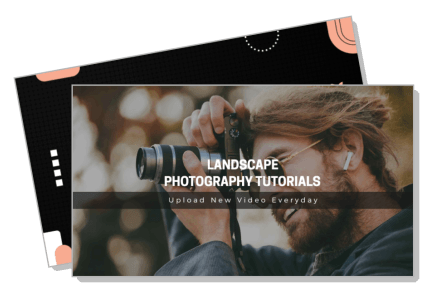 landscape photography tutorials video everyday banner design template