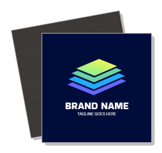 modern abstract layered logo design template