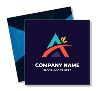 modern abstract letter a logo design template
