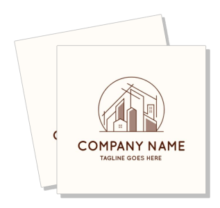 modern architecture company logo design concept template