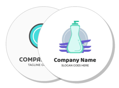modern cleaning product logo design template