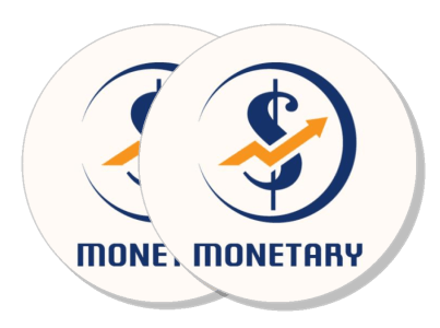 monetary logo dollar sign arrow financial brand illustration template