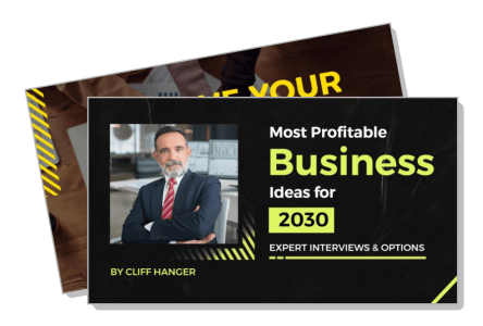 most profitable business ideas 2030 expert interviews template