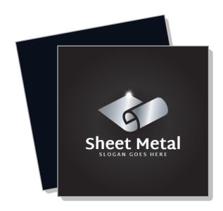 sheet metal company logo design template sleek and professional