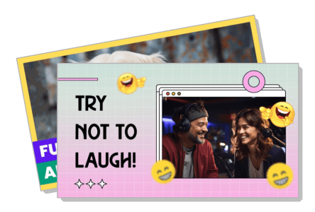try not to laugh challenge thumbnail funny video laughing faces template