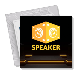 virtual conference speaker icon stage background template
